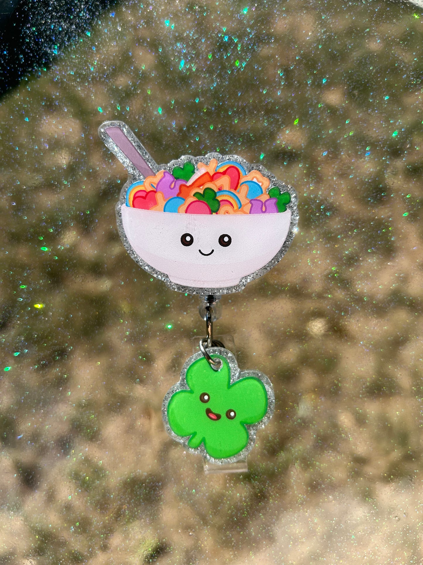 Lucky Charms Badge Reel