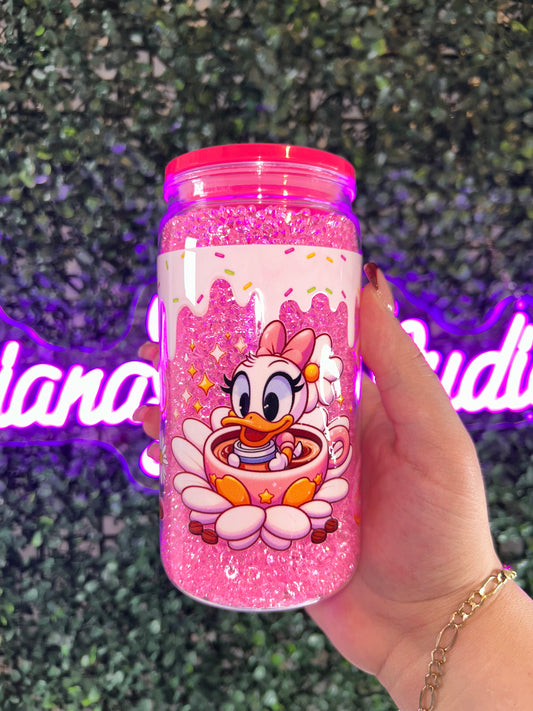 Daisy Snow Globe Cup