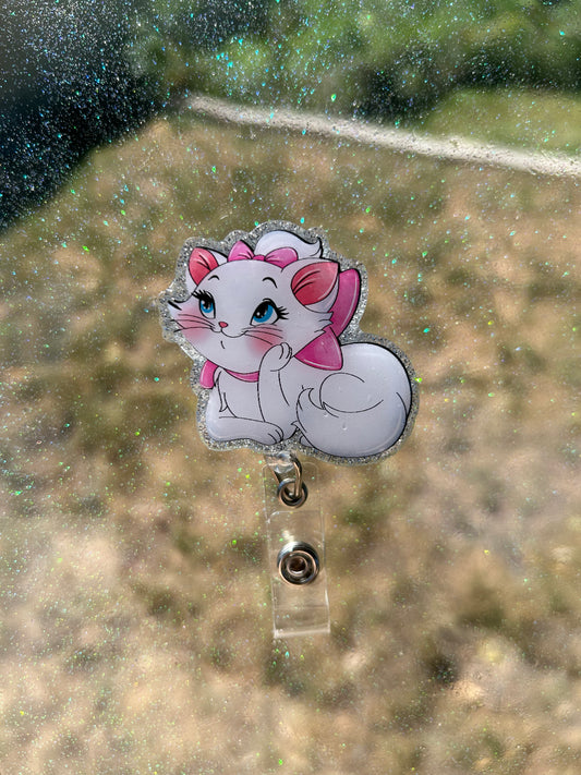 Cat Badge Reel